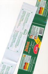 Бандерольная лента с двусторонней печатью для упаковки свежих макаронных изделий - www.straping.ru